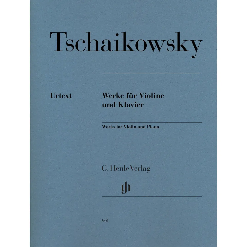 Henle Tschaikowsky Werke Violine Klavier Urtext Noten