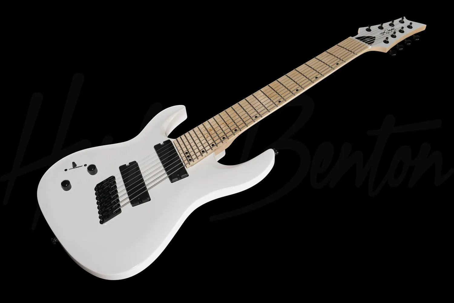 Harley Benton Progressive R-458MN LH WH MultiScale E-Gitarre 8-saitig