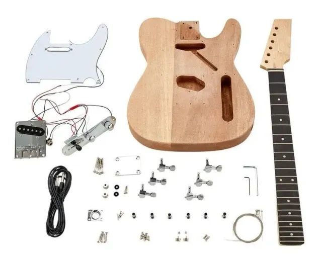 Harley Benton TE DIY-KIT E-Gitarre Bausatz Singlecoil
