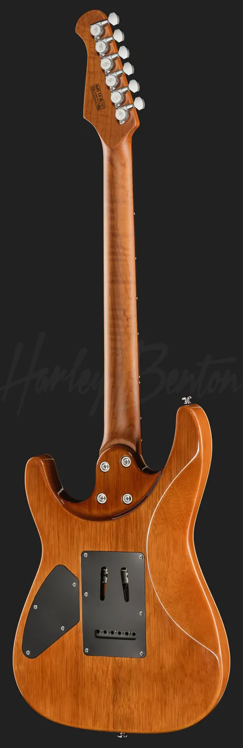 Harley Benton Fusion-IV HSH RW QRG E-Gitarre Quilt