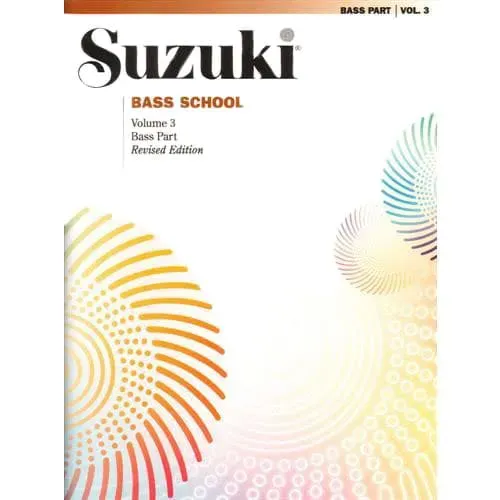 Suzuki Bass School Volume 3 Kontrabass Noten