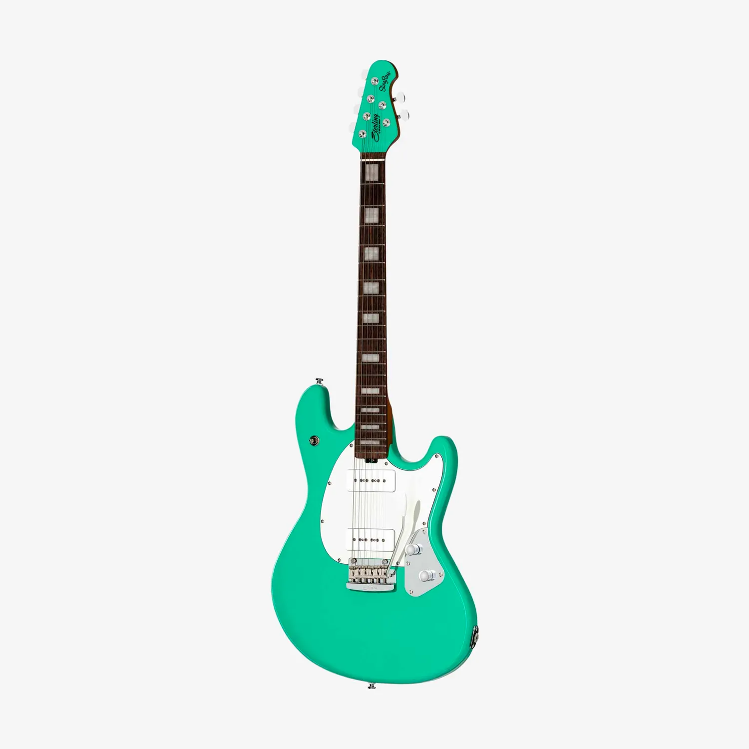 Sterling StingRay Plus E-Gitarre Seafoam Green P90 Boost