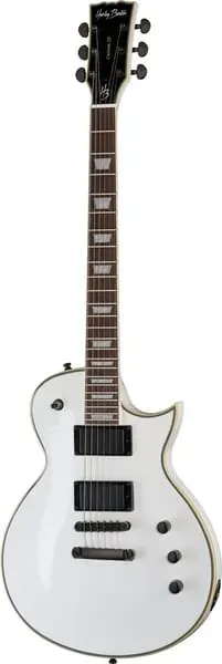 Harley Benton Vintage SC-Custom III Active E-Gitarre Weiß