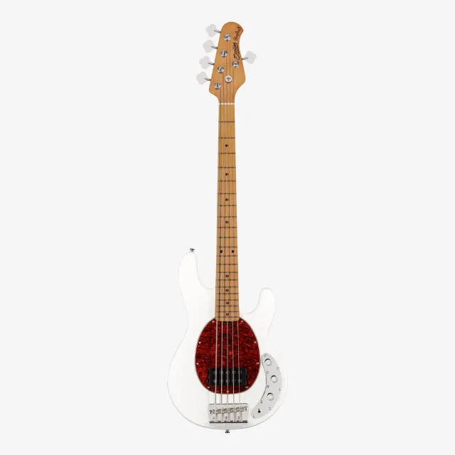 Sterling StingRay Classic 5 E-Bass Olympic White