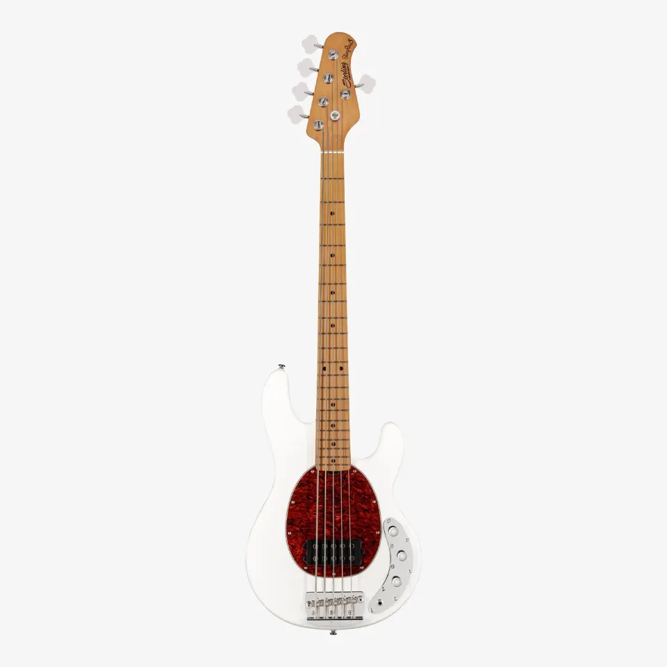 Sterling StingRay Classic 5 E-Bass Olympic White