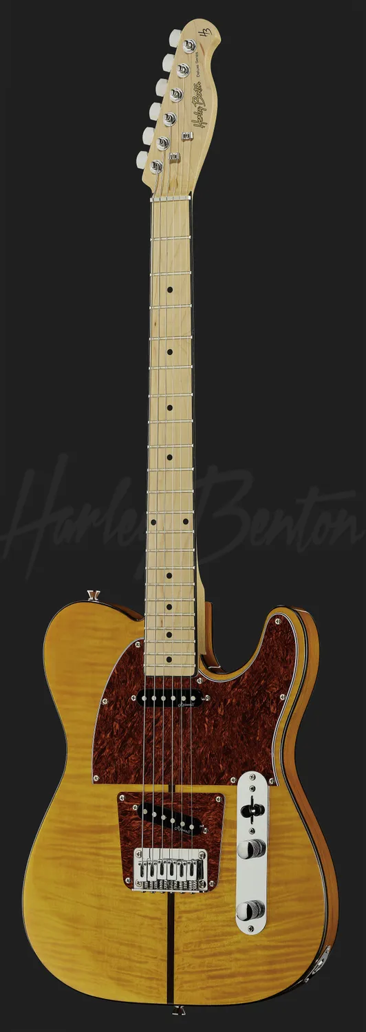 Harley Benton Classic TE-80 NA E-Gitarre Natur Esche