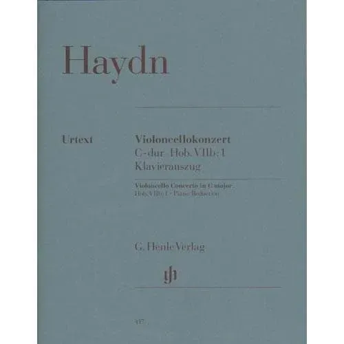 Haydn Cellokonzert C-Dur Hob VIIb:1 Cello Klavier Urtext