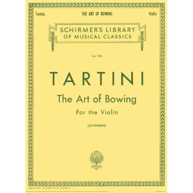 Schirmer Tartini Art of Bowing Violinenoten solo