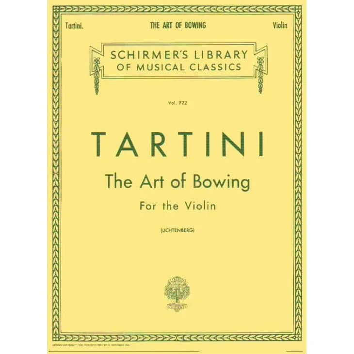 Schirmer Tartini Art of Bowing Violinenoten solo