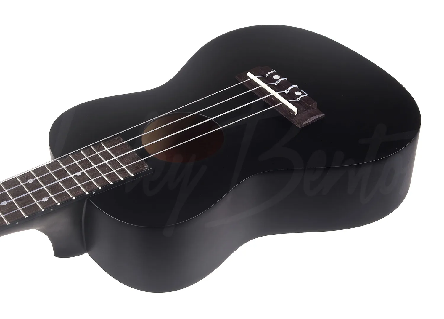 Harley Benton UK-12C Black Konzert-Ukulele schwarz