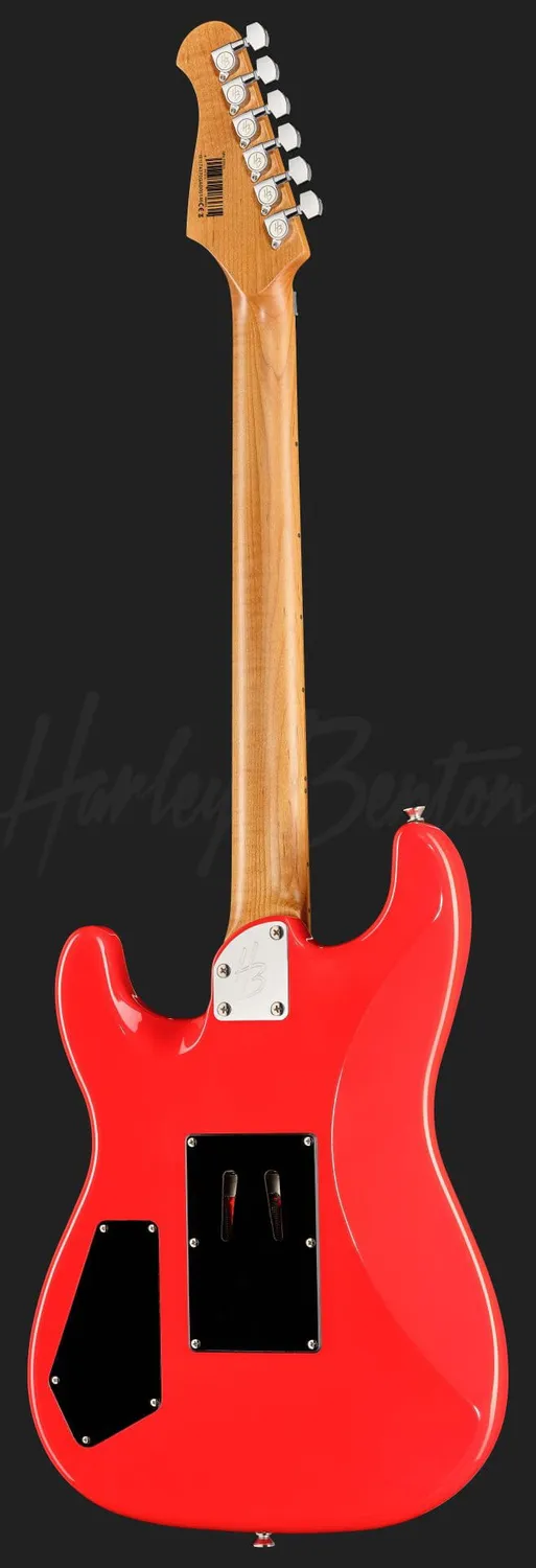 Harley Benton ST-80FR MN HH E-Gitarre Radiant Red