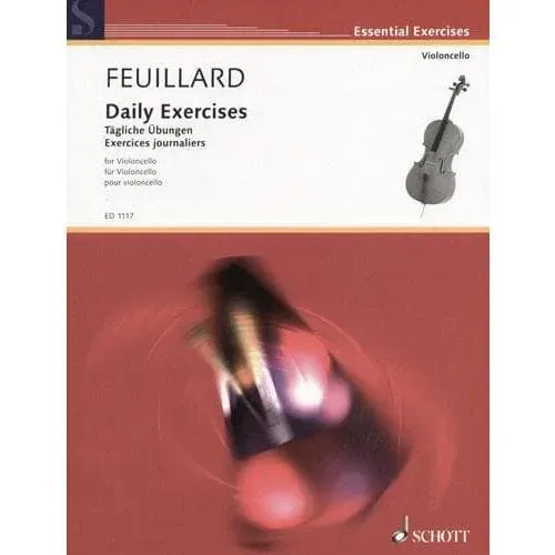Schott Feuillard Daily Exercises Noten Cello solo 36 Übungen