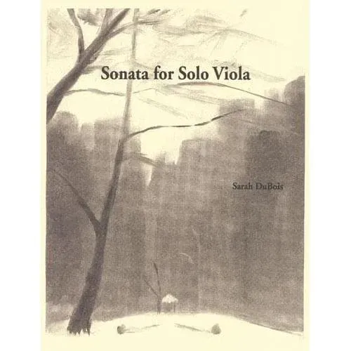 DuBois Sonata Solo Viola Noten fortgeschritten Doppelgriffe