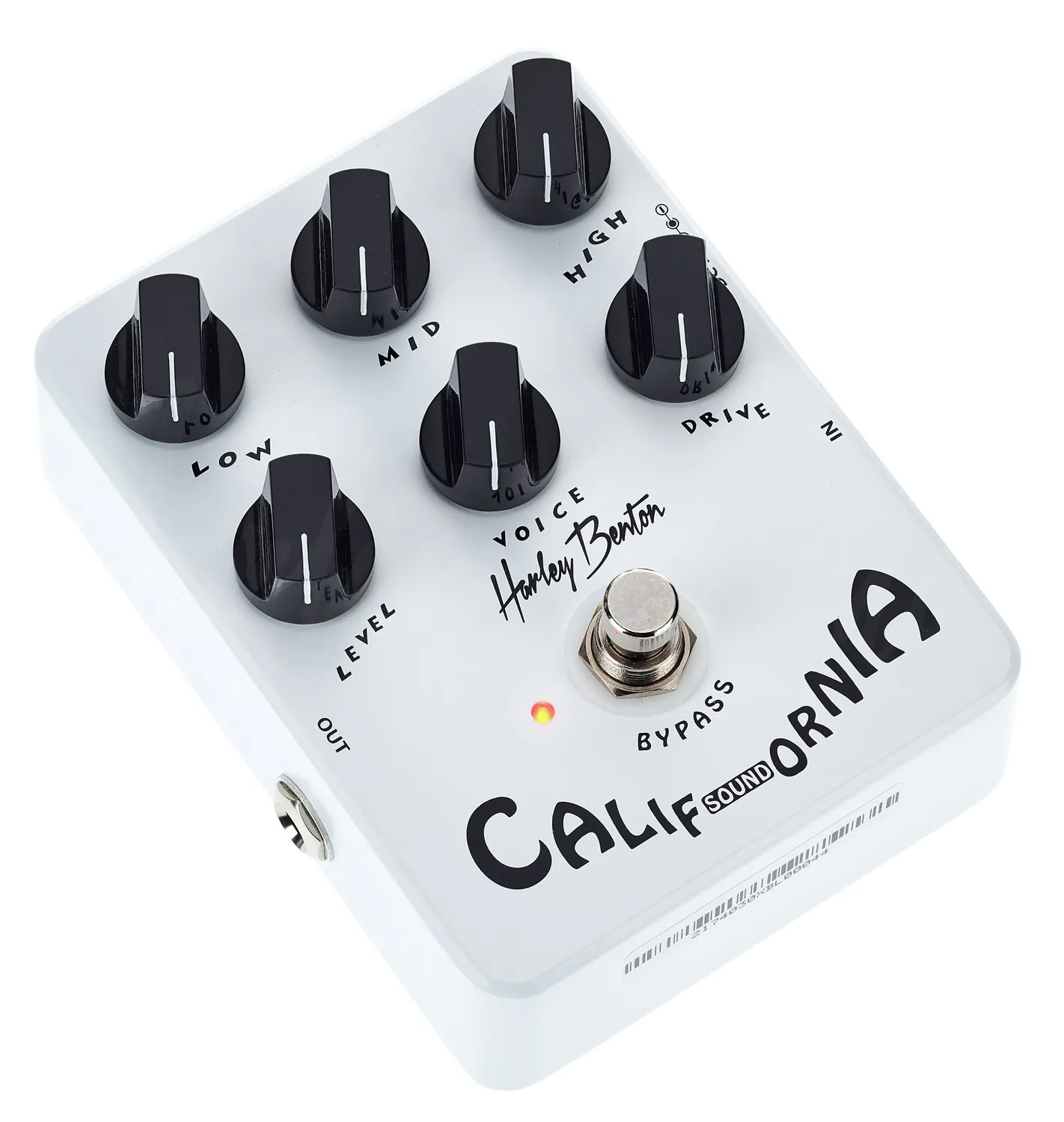 Harley Benton Standard California TrueTone Distortion Pedal EQ