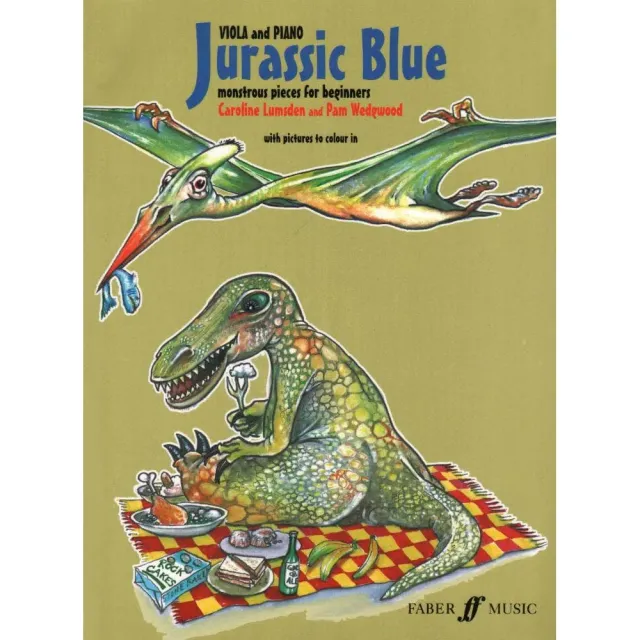Shar Music Jurassic Blue Noten Bratsche Klavier Anfänger