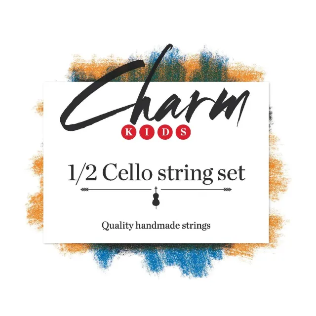 Charm Cello Saitensatz 1/2 mittlere Spannung Stahlsaiten