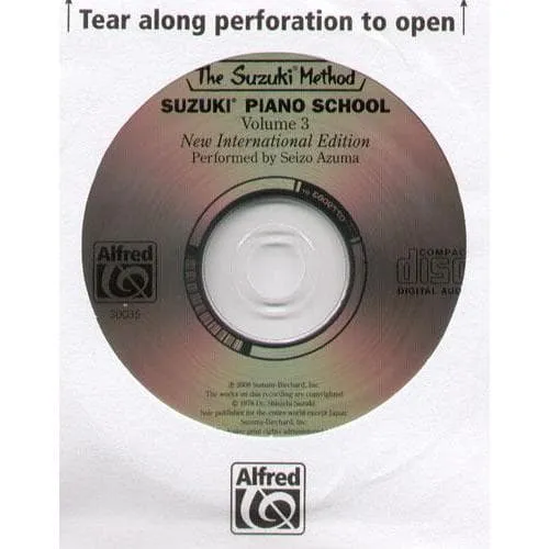 Suzuki Piano School Vol. 3 Klaviernoten mit CD für Unterricht