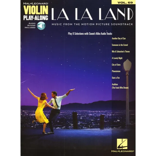 Hal Leonard La La Land Violine Noten Play-Along Vol 69 Audio