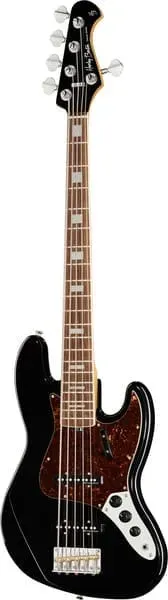 Harley Benton MV-5JB Black E-Bass 5-saitig Alnico