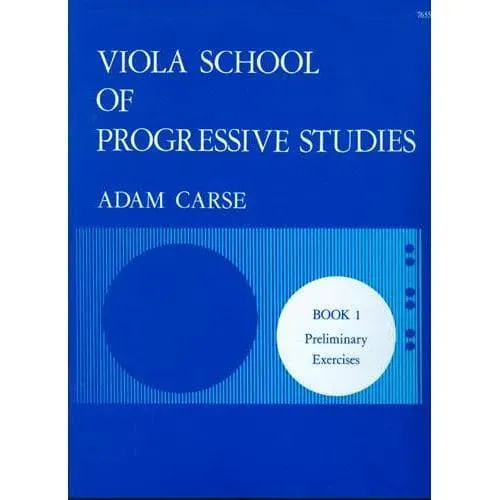 Carse Viola School Book 1 Bratschennoten Vorübungen
