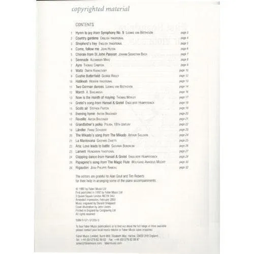 Faber First Repertoire Viola Buch 1 Bratschennoten