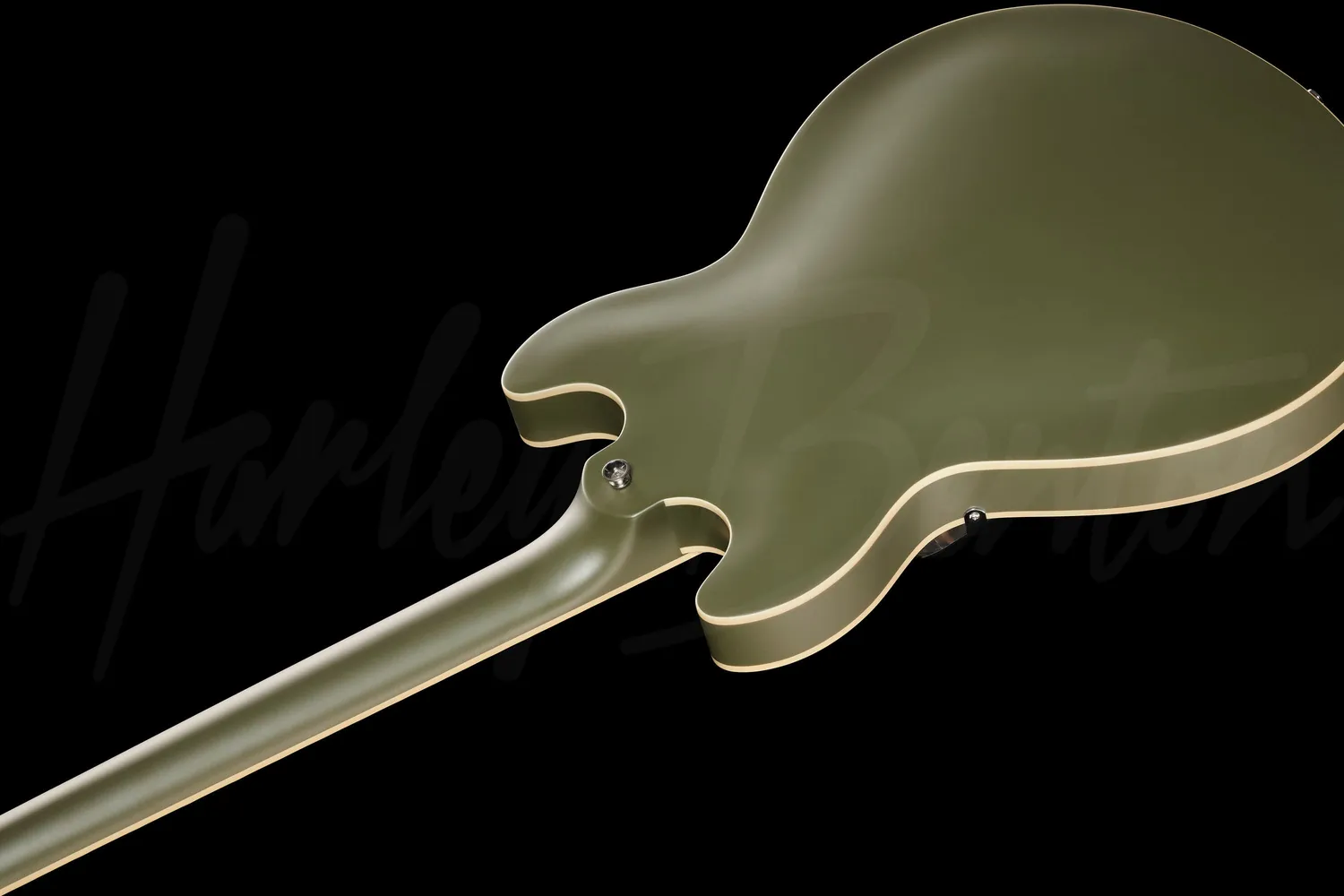 Harley Benton HB-35Plus Tremolo E-Gitarre Olive Drab