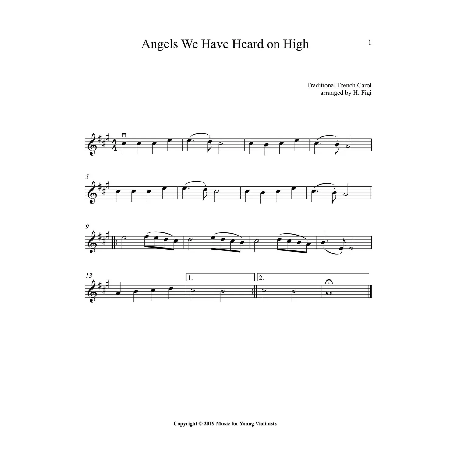 Figi Holiday Joy Violinenoten 1-4 Violinen PDF Download