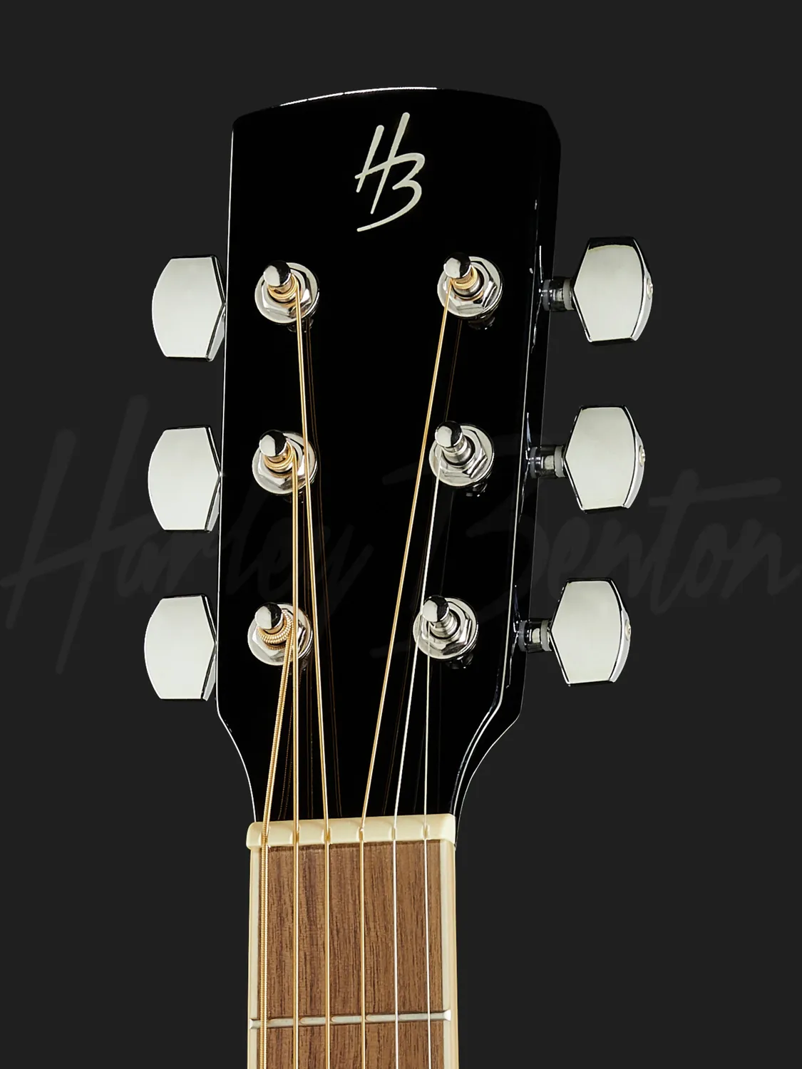 Harley Benton Custom CLD-60SCE Westerngitarre Schwarz Elektro