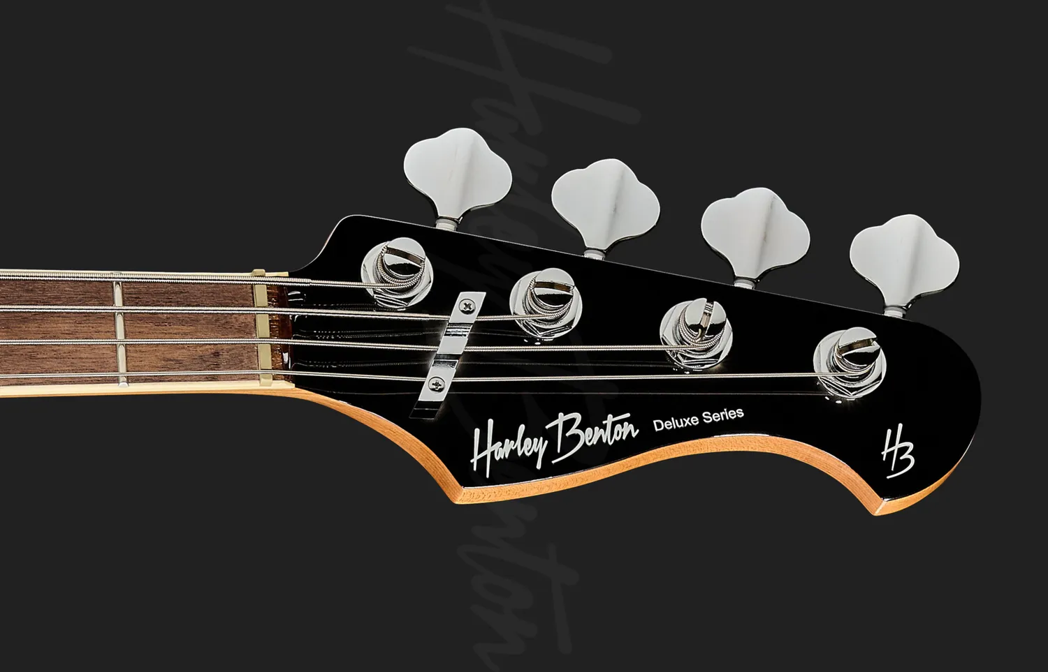 Harley Benton MV-4MSB Shortscale E-Bass Schwarz 76cm