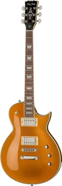 Harley Benton SC-Custom III E-Gitarre Gold Top Humbucker