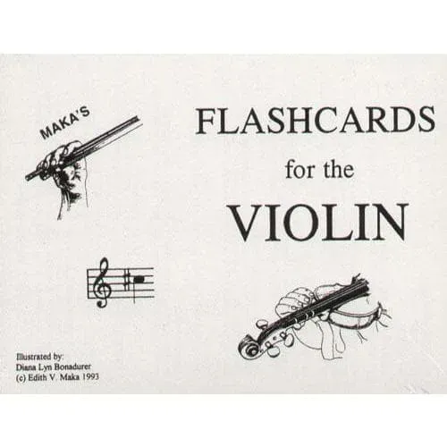 Maka Flash Cards Notenkarten Geige 52er Set erste Lage