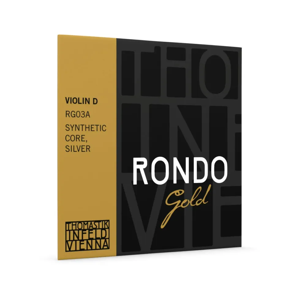 Thomastik-Infeld Rondo Gold D Violinsaite 4/4 mittel synthetik