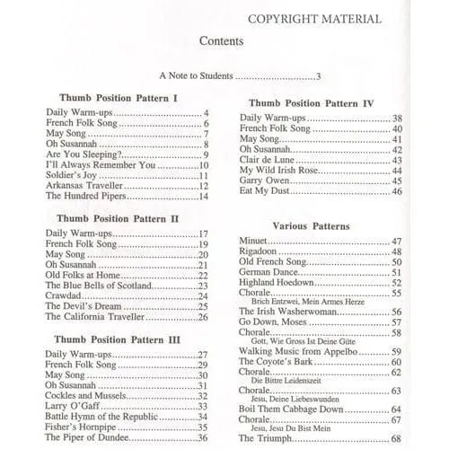 Shar Music Mooney Thumb Position Cello Buch 1 Notenheft