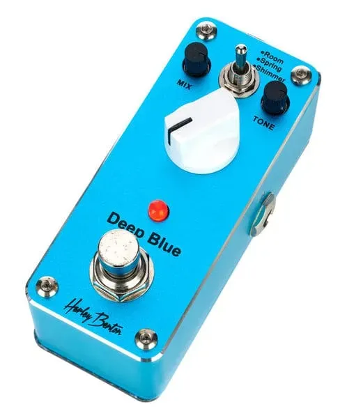 Harley Benton Standard MiniStomp Deep Blue Effektpedal Reverb
