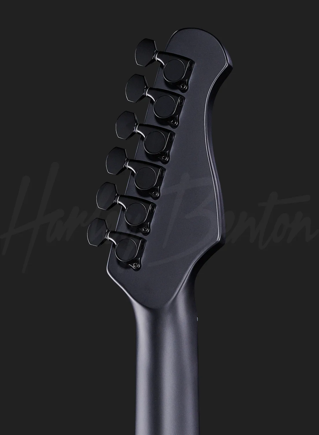 Harley Benton ST-20HH Active E-Gitarre Linkshänder Black