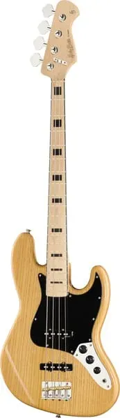 Harley Benton JB-75 NA E-Bass Esche Natur 4-saitig