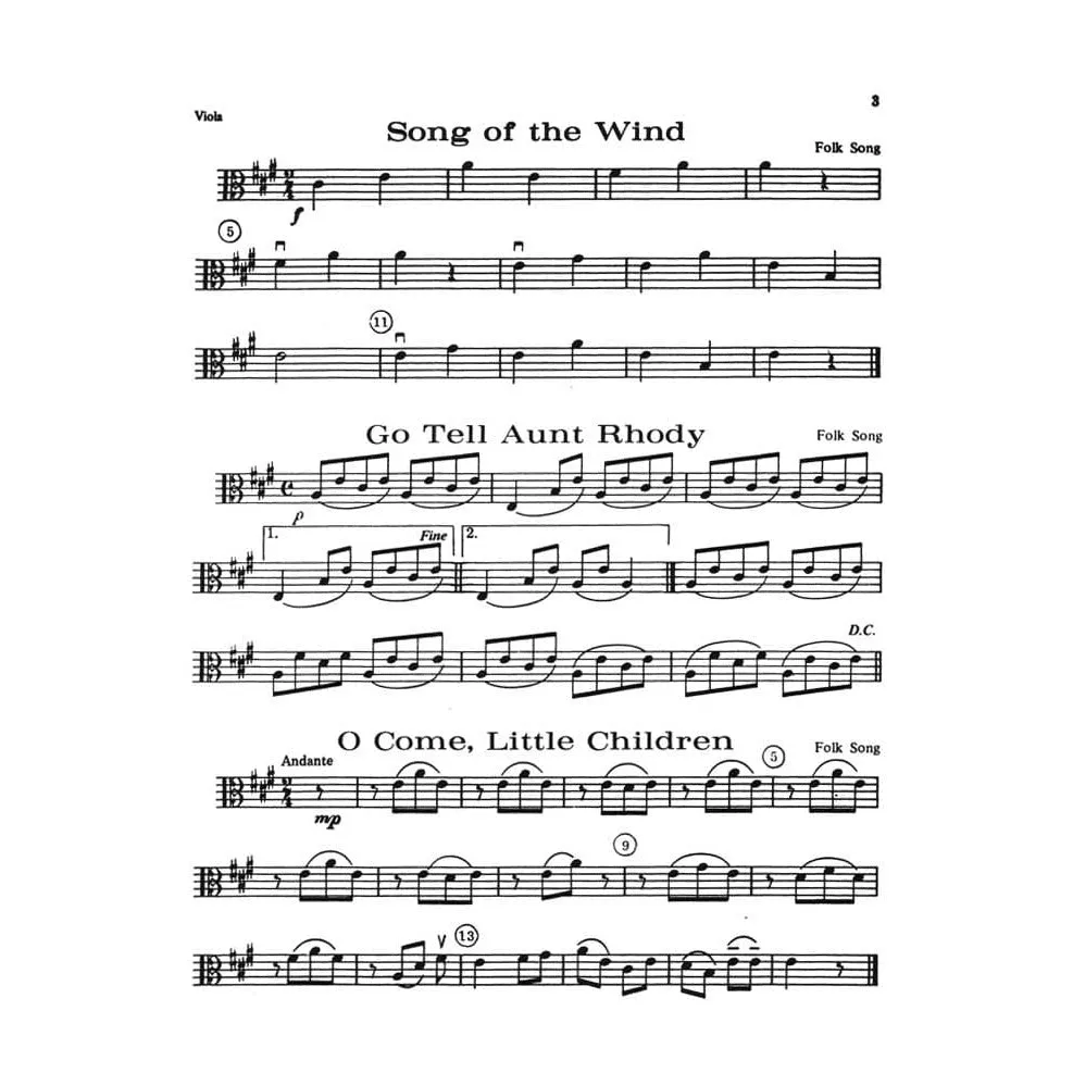 Shar Music Suzuki Violine Vol.1-2 Streichorchester-Begleitung Viola