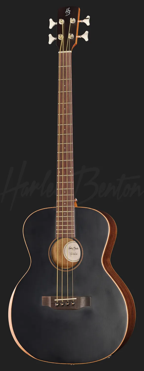 Harley Benton CLB-70SRE SBK Akustikbass Fichte massiv