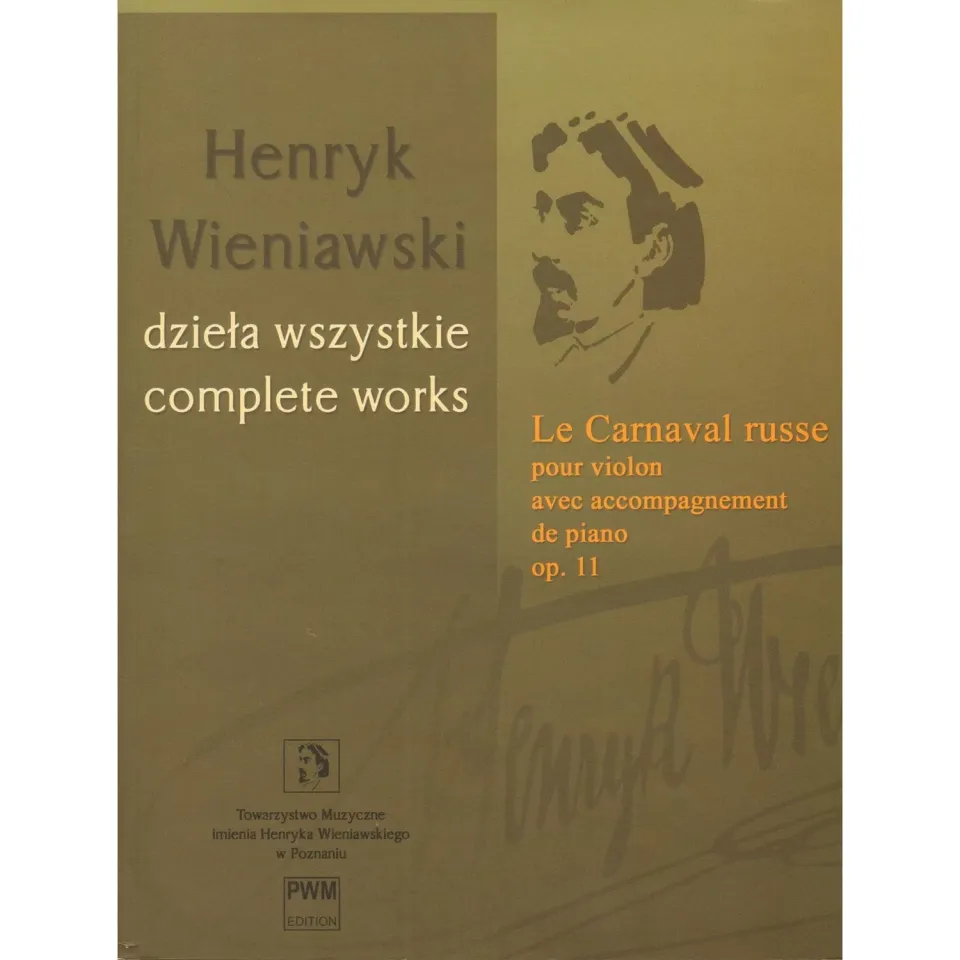 Wieniawski Le Carnaval Russe Op. 11 Noten Violine Klavier PWM