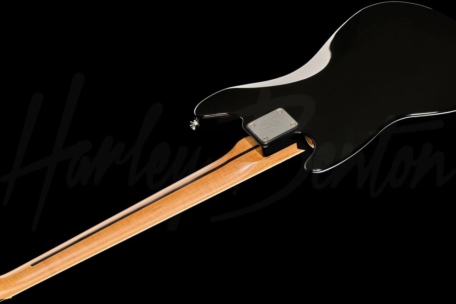 Harley Benton MV-4MSB Shortscale E-Bass Schwarz 76cm