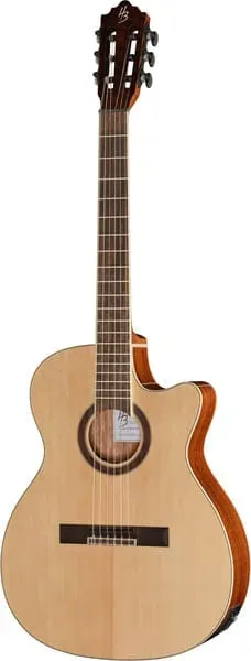 Harley Benton Santos C-40SCE NT Konzertgitarre Natur Cutaway