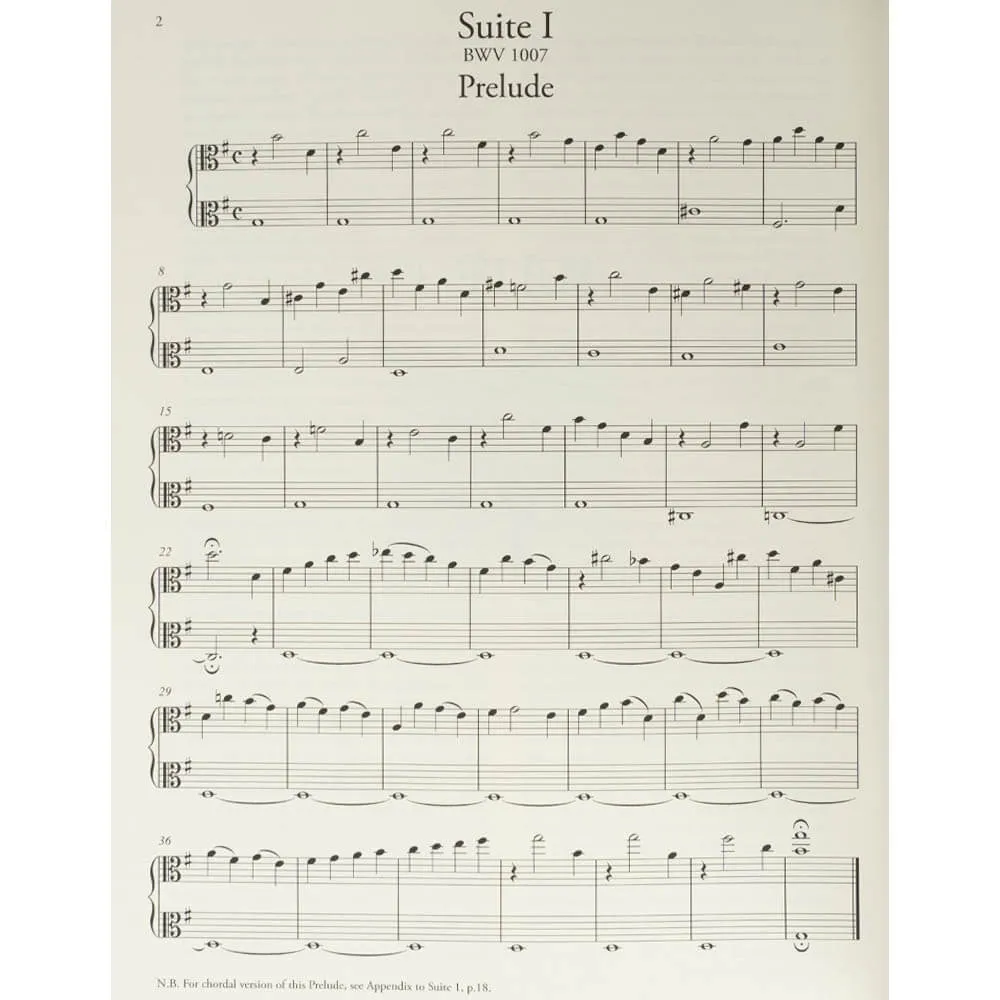 SHAR Bach Revealed Bratschennoten Viola Suiten 1-2