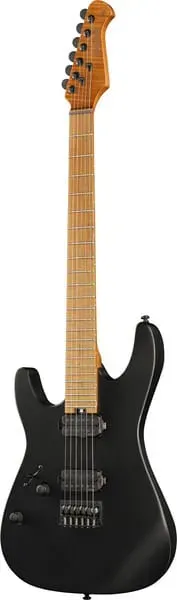 Harley Benton Fusion-IV HH LH E-Gitarre Schwarz Linkshand