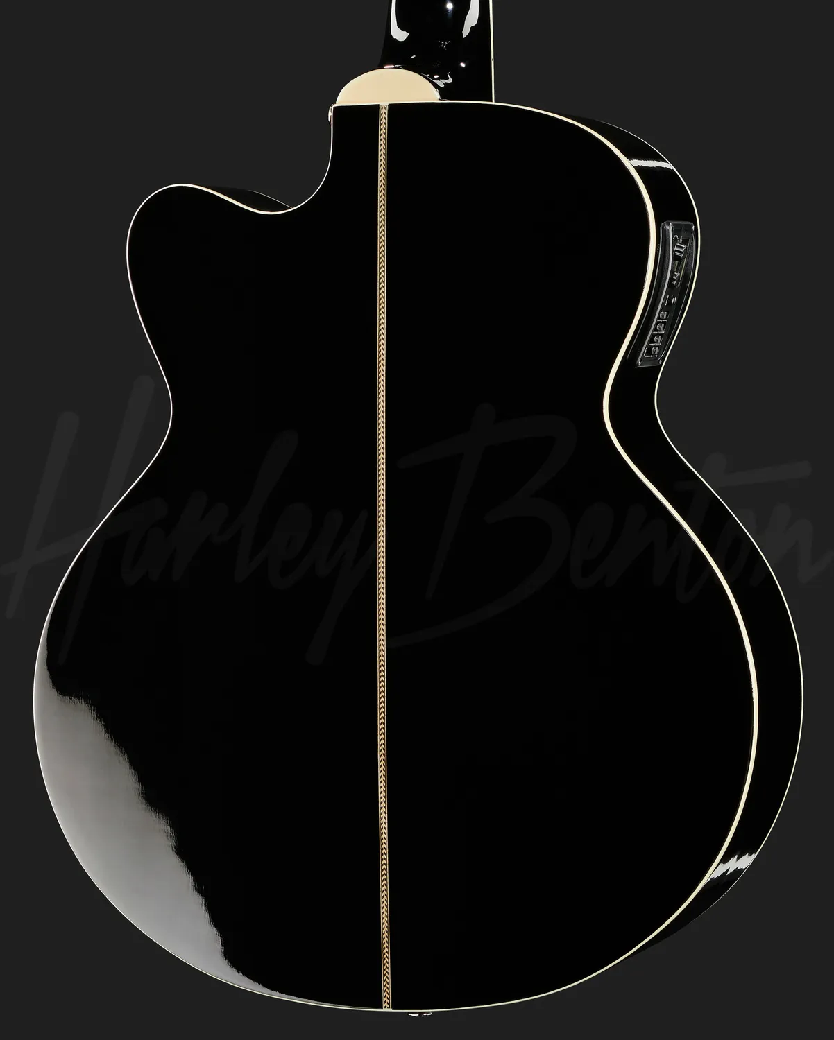 Harley Benton Custom Line B-35BK Akustikbass 5-Saiter schwarz