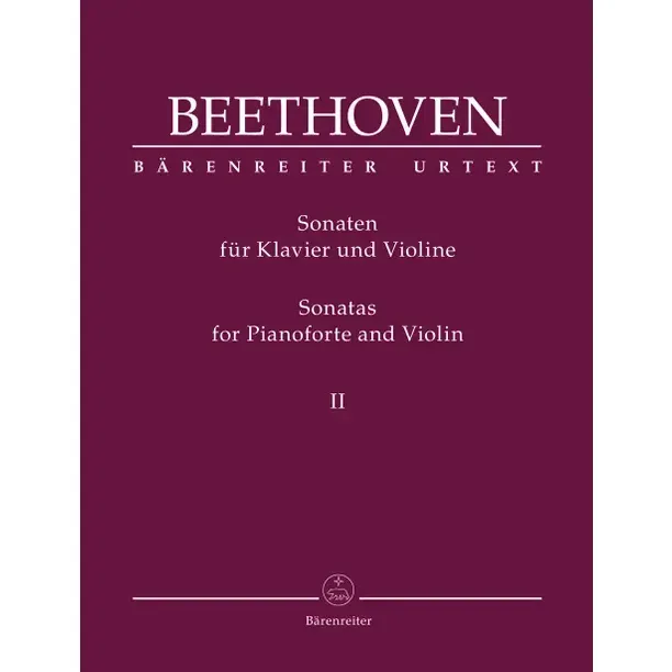 Shar Music Beethoven Violinsonaten Bd. 2 Noten Violine Klavier