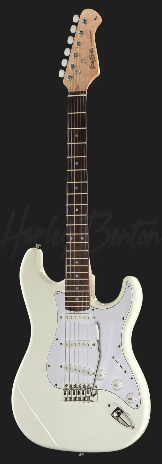 Harley Benton ST-20 WH E-Gitarre Weiß