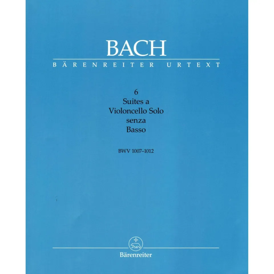 Bärenreiter Bach 6 Suiten Cello-Noten Urtext