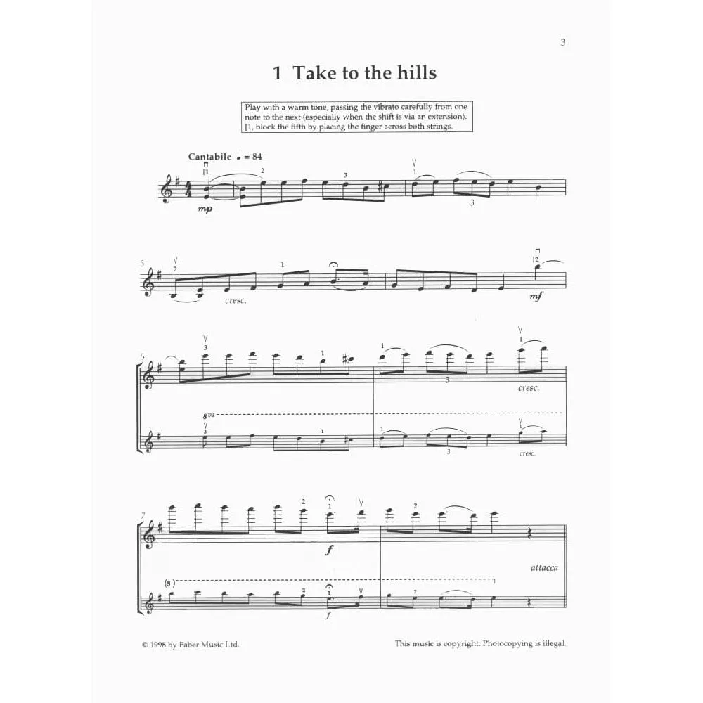 Mary Cohen Technique Flies High Violin Etüden 14 Solo