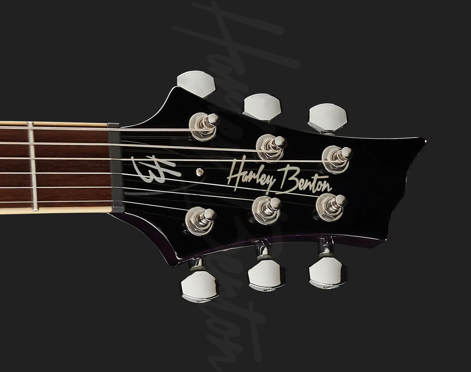 Harley Benton Deluxe CST-24T E-Gitarre Purple Burst 24 Bünde
