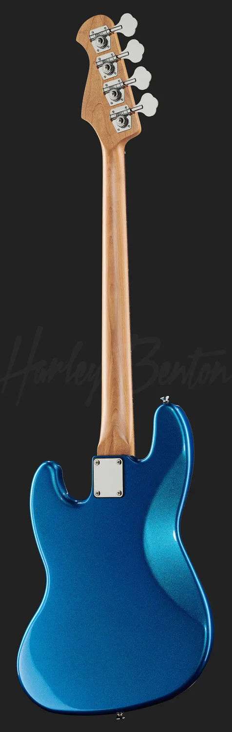 Harley Benton JB-62CC E-Bass Lake Placid Blue Alnico